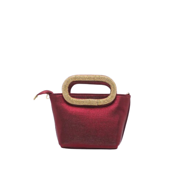 Maroon Women Party Bag