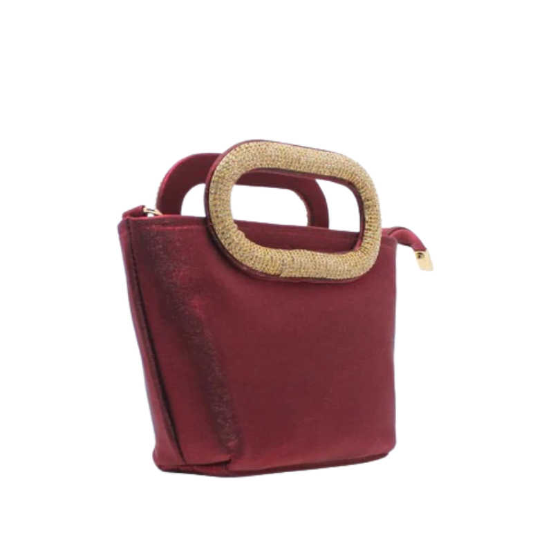 Maroon Women Party Bag